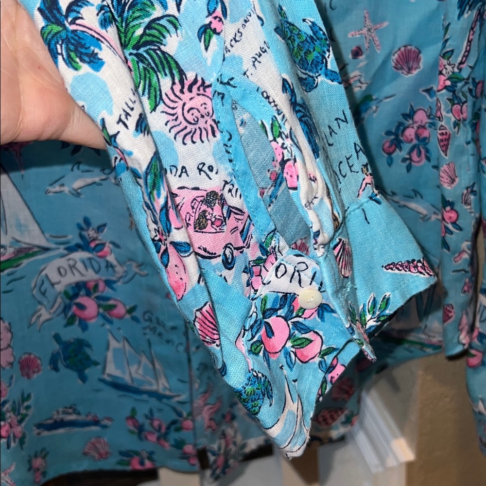 Lilly Button Down Blouse - Picture 2 of 9
